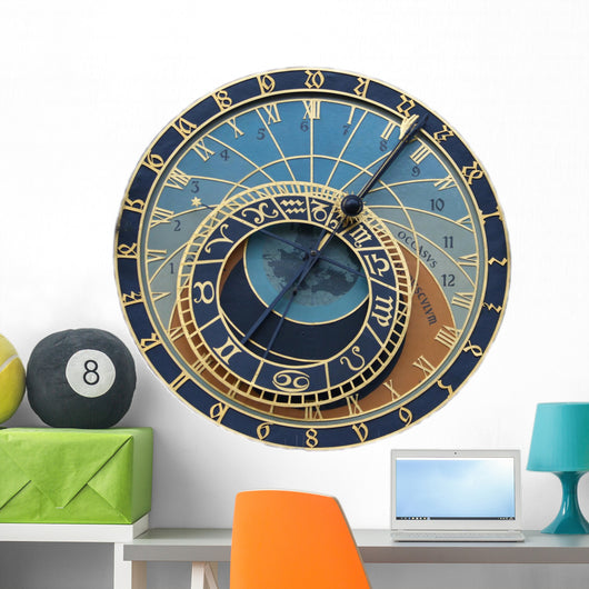 A astronomical clock in Prague, Czech republic Wall Decal
