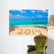 Numbers 2014 on beach 