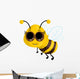 Cute Cartoon Bee Wall Decal