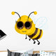 Cute Cartoon Bee Wall Decal
