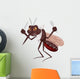 Mosquito cartoon ready for eat Wall Decal