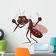 Mosquito cartoon ready for eat Wall Decal