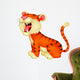 Tiger cartoon roaring Wall Decal