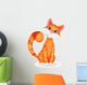 Cat Cartoon Chartacter Wall Decal