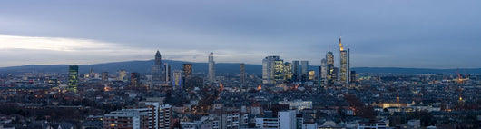 Extreme HiRes Panorama of Frankfurt. Crop where desired. Wall Mural