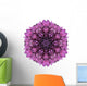 Kaleidoscopic Chrystanthemum Flower Mandala Wall Decal