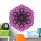 Kaleidoscopic Chrystanthemum Flower Mandala Wall Decal