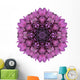 Kaleidoscopic Chrystanthemum Flower Mandala Wall Decal