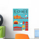 Rome Symbols Design Poster Wall Mural