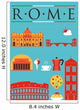 Rome Symbols Design Poster Wall Mural