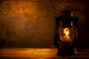 Oil Lamp on Wood 