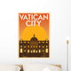 Vintage Vatican City Poster 