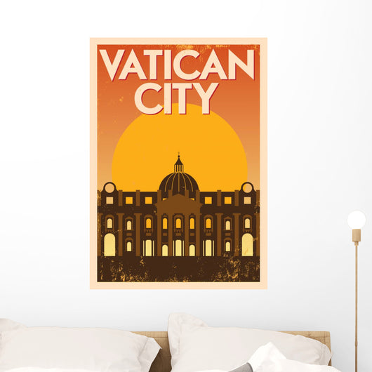 Vintage Vatican City Poster 