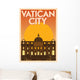 Vintage Vatican City Poster 