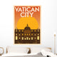 Vintage Vatican City Poster 