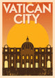 Vintage Vatican City Poster 