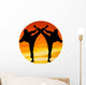 Two Martial Arts Fighter Wall Decal