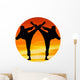 Two Martial Arts Fighter Wall Decal