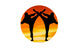 Two Martial Arts Fighter Wall Decal