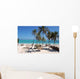 Caribbean Sea and Coconut Wall Decal