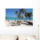 Caribbean Sea and Coconut Wall Decal