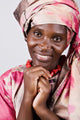 African American girl portrait, in traditional african clothing Wall Mural