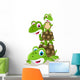 Happy Family of Turtle Cartoon Wall Decal