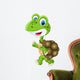 cute turtle cartoon walking Wall Decal