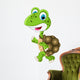 cute turtle cartoon walking Wall Decal