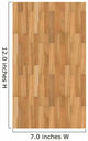 Seamless Wooden Floor Texture Wall Decal