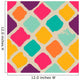 Hand-drawn Squares Seamless Pattern Wall Decal