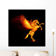 Fire Pegasus Wall Mural