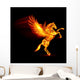 Fire Pegasus Wall Mural