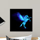 Fire Pegasus. Wall Mural