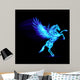 Fire Pegasus. Wall Mural