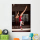 Portrait Young Gymnasts Training Wall Decal