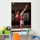 Portrait Young Gymnasts Training Wall Decal