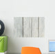 Close-up White Wooden Plank Wall Decal