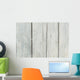 Close-up White Wooden Plank Wall Decal