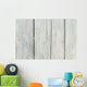 Close-up White Wooden Plank Wall Decal