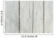 Close-up White Wooden Plank Wall Decal