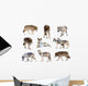 Gray Wolves Wall Stickers