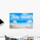 sea glass seaglass with ocean , beach and seascape Wall Mural