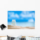 sea glass seaglass with ocean , beach and seascape Wall Mural