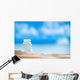 sea glass seaglass with ocean , beach and seascape Wall Mural