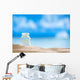 sea glass seaglass with ocean , beach and seascape Wall Mural