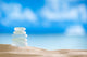 sea glass seaglass with ocean , beach and seascape Wall Mural