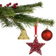 decorated fir tree branch 