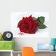 Red Rose One and Wall Decal