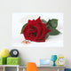 Red Rose One and Wall Decal